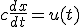 c \frac{dx}{dt} = u(t)